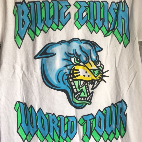 Billie Eilish World Tour T-Shirt - Picture 2 of 4